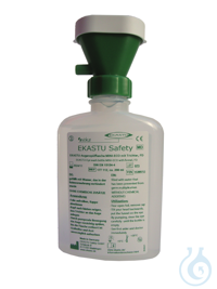 EKASTU-Augenspülflasche mini-ECO mit Trichter, gefüllt ca. 200 ml...